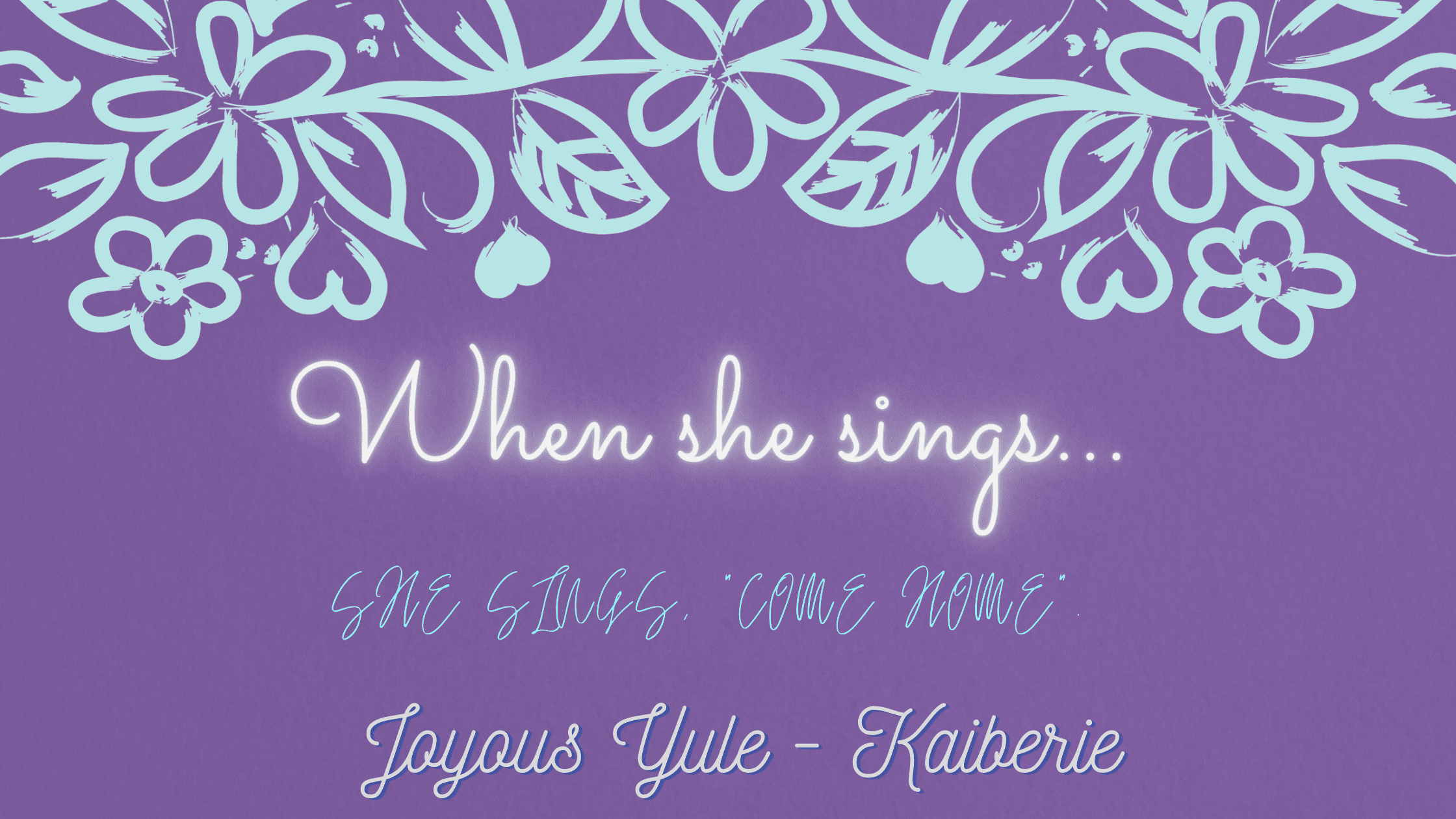 When she sing, she sings “Come home” #mondayblogs #rungirlrun