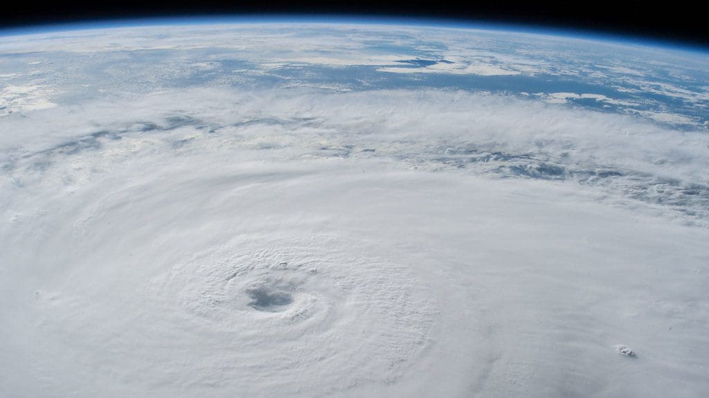 Hurricane Lane, with its well-defined eye, was pictured as a category 4 storm